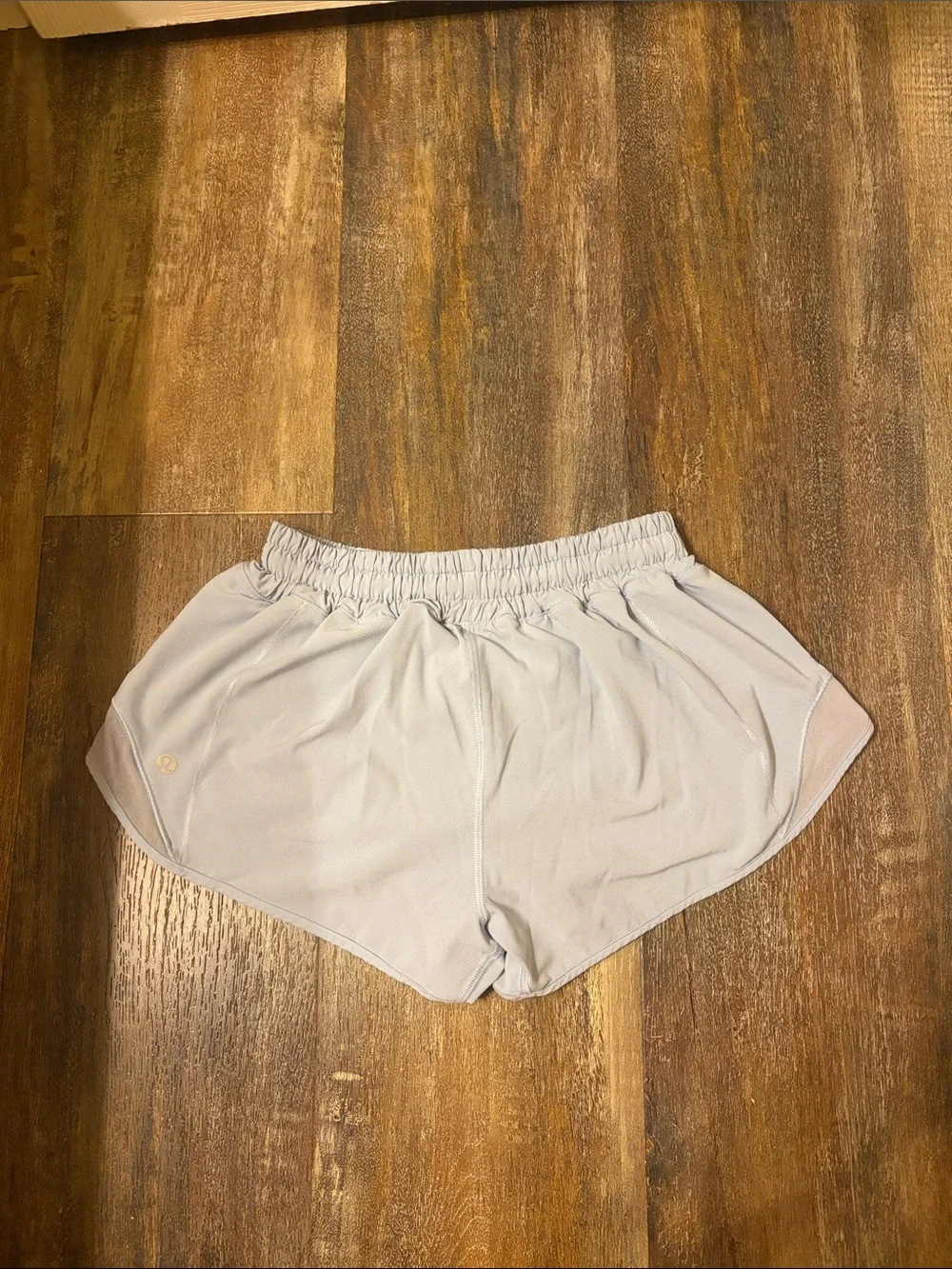 Lululemon Light Blue Women's Hottie Hot Shorts - Elastic Waist